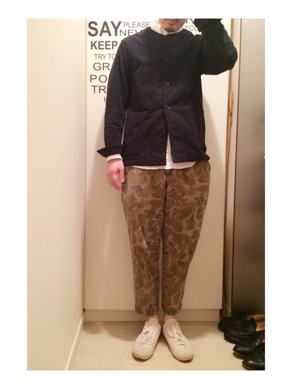 A VONTADEのノーカラージャケットを使ったメンズ人気