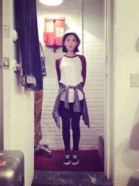 陳泛亭さん（レディース・158cm）の秋コーディネート