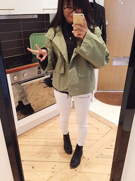 「Kikki（キッキ）のアイテム」を使った、Seelu～さん（レディース・156cm）の春コーディネート