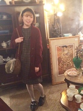 ぶちさん（レディース・155cm）の冬コーディネート