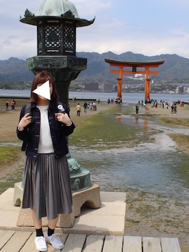 ぶちさん(レディース・155cm)の春コーディネート