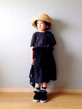 「5歳」｜「アイテム（アクセサリー）」を使った、riccarinさん（キッズ・100cm）の夏コーディネート