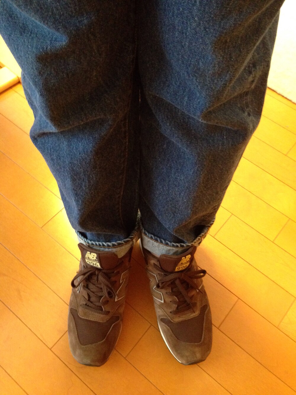 「あしもと倶楽部、秋のコーデ」｜「Levi'sの501赤耳オリジナル（デニムパンツ、ブルー系）」を使った、mitsuさん（メンズ・169cm）の秋コーディネートの1枚目の写真