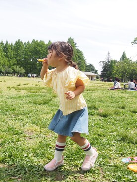 Me---saさん（キッズ・100cm）の春コーディネート