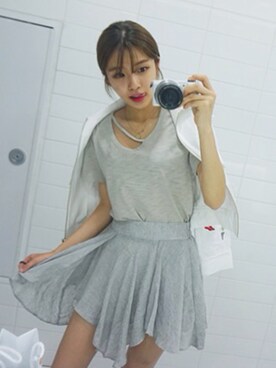 「치마」｜crazygirls_styleさん（レディース・165cm）の春コーディネート