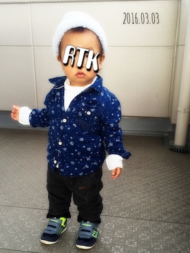 あきさん（キッズ・80cm）の春コーディネート