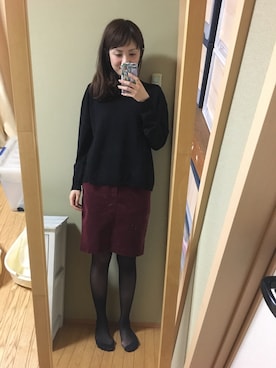 みなみさん（レディース・163cm）の冬コーディネート