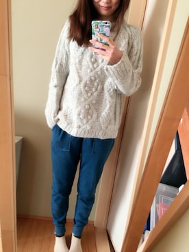 みなみさん（レディース・163cm）の冬コーディネート