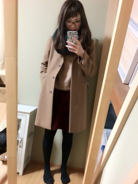 みなみさん（レディース・163cm）の冬コーディネート