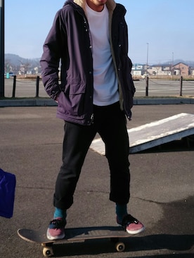「アイテム（その他アウター）」を使った、おだしま ひろきさん（メンズ・170cm・20代）の冬コーディネート