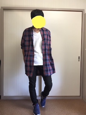 「URBAN RESEARCH（アーバンリサーチ）のアイテム（シャツワンピース）」を使った、ぎゃさん（メンズ・168cm）の夏コーディネート