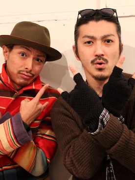 「nonnative（ノンネイティブ）のアイテム（ブーツ）」を使った、権藤裕輝さん（メンズ・170cm）の冬コーディネート