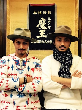 「アイテム（スウェット）」を使った、権藤裕輝さん（メンズ・171cm）の春コーディネート