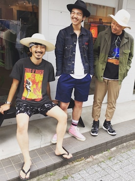 「WHIZLIMITED（ウィズリミテッド）のアイテム」を使った、権藤裕輝さん（メンズ・170cm）の春コーディネート