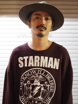 「nonnative（ノンネイティブ）のアイテム（帽子）」を使った、権藤裕輝さん（メンズ・170cm）の秋コーディネート