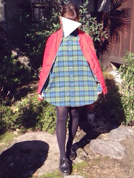 「Dr. Martens（ドクターマーチン）のDr.Martens (ドクターマーチン)/1461 3EYE GIBSON SHOES（その他シューズ）」を使った、わかめ系霊長類さん（レディース・149cm）の秋コーディネート