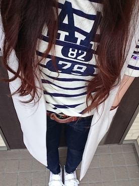 「CONVERSE（コンバース）のCONVERSE コンバース ジャック パーセル / JACK PURCEL（スニーカー）」を使った、♡mAi♡さん（レディース・158cm）の春コーディネート