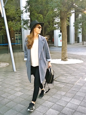 mioさん（レディース・162cm）の冬コーディネート