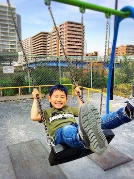 mioさん（キッズ・110cm）の春コーディネート