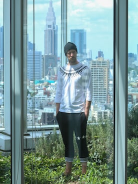 BASESTATIONさん（メンズ・183cm）の秋コーディネート