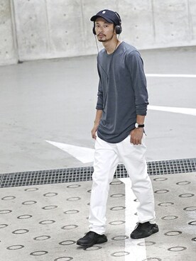 BASESTATIONさん（メンズ・178cm）の秋コーディネート