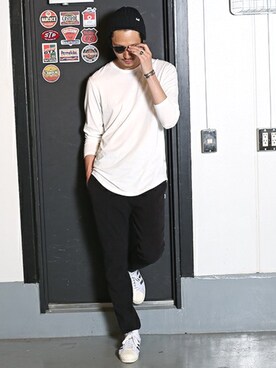 BASESTATIONさん（メンズ・178cm）の秋コーディネート