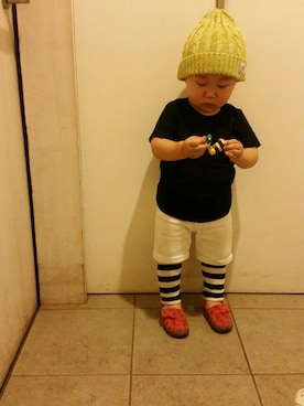 ダブルツインさん(キッズ・70cm)の夏コーディネート