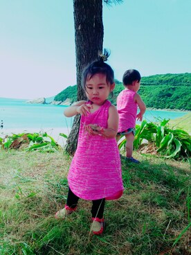 ダブルツインさん（キッズ・70cm）の夏コーディネート