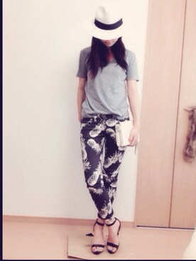 CHAさん（レディース・163cm）の夏コーディネート