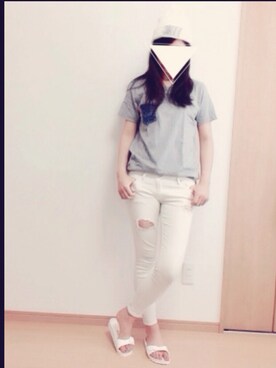 CHAさん（レディース・163cm）の夏コーディネート