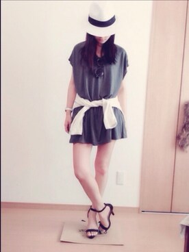 CHAさん（レディース・163cm）の夏コーディネート