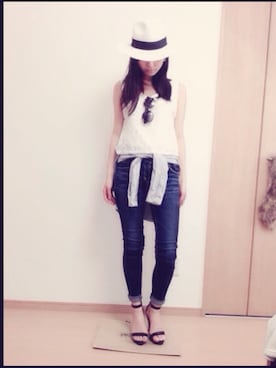 CHAさん（レディース・163cm）の夏コーディネート