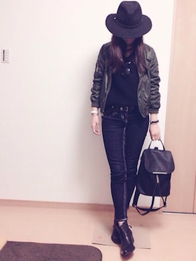 CHAさん（レディース・163cm）の秋コーディネート