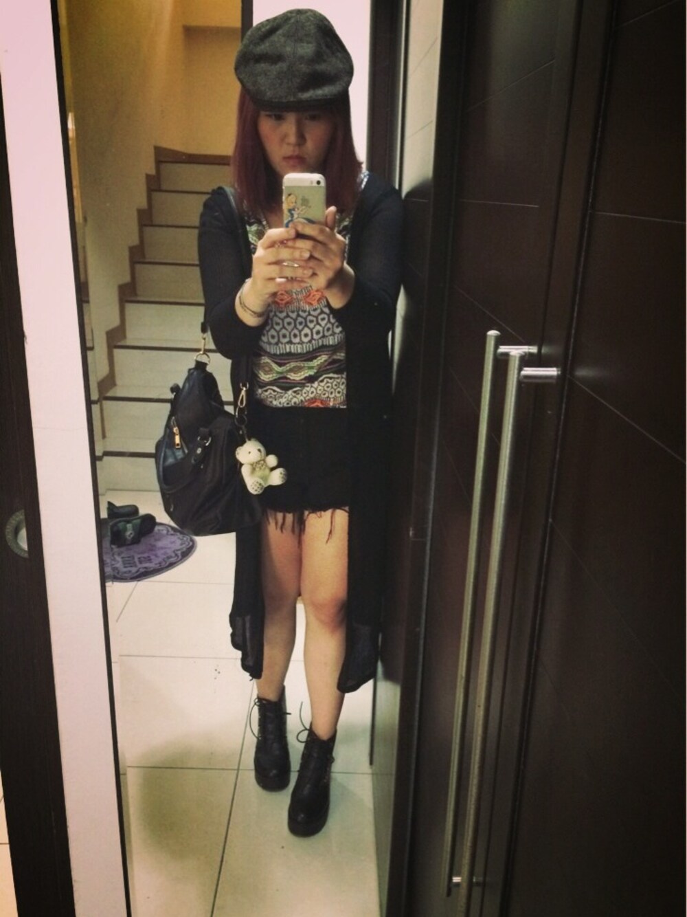 「NETのアイテム（Tシャツ/カットソー、その他）」を使った、Tien❤️さん（レディース・160cm）の秋コーディネートの1枚目の写真