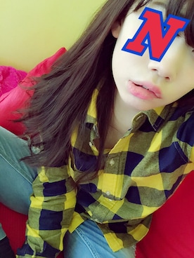 「おうち」｜「アイテム（パンツ）」を使った、natsumiさん（レディース・154cm）の冬コーディネート