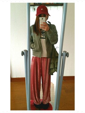 「VENCE（ヴァンス）のアイテム（帽子）」を使った、shinoさん（レディース・150cm）の秋コーディネート