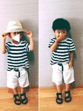 Ruuさん（キッズ・100cm）の夏コーディネート