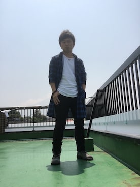 「VIRGOwearworks（ヴァルゴウェアワークス）のアイテム（ジャケット/アウター）」を使った、k.hiroakiさん（メンズ・166cm）の春コーディネート