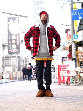 「アイテム（その他アウター）」を使った、ryo-taさん（メンズ・180cm・20代）の冬コーディネート
