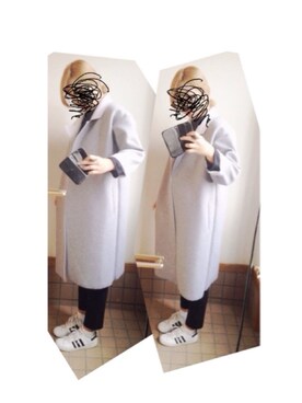 「MONKI（モンキ）のアイテム（その他アウター）」を使った、Gimalangさん（レディース・163cm）の冬コーディネート