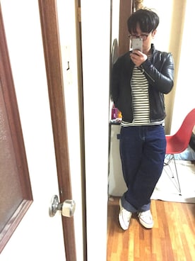 「POINTER（ポインター ）のアイテム（パンツ）」を使った、シドさん（メンズ・161cm）の春コーディネート
