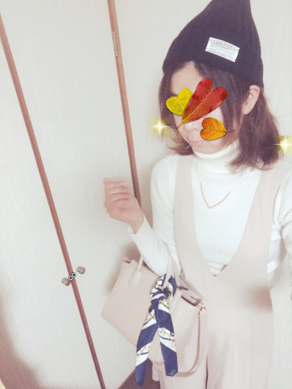 「ニット帽、GUコーデ」｜「GUのアイテム（帽子、ブルー系）」を使った、くみっきーさん（レディース・167cm）の冬コーディネートの1枚目の写真