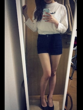 「LOWLYS FARM」｜「アイテム（シューズ）」を使った、sumire♡さん（レディース・159cm）の春コーディネート