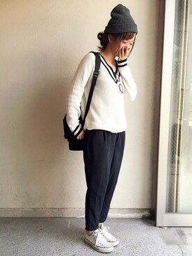 「amelier MAJESTIC LEGON（アメリエルマジェスティックレゴン）のアイテム」を使った、ｈaｒu ◎さん（レディース・153cm）の秋コーディネート