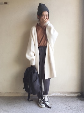 「JEANASIS（ジーナシス）のアイテム（その他アウター）」を使った、ｈaｒu ◎さん（レディース・153cm）の秋コーディネート