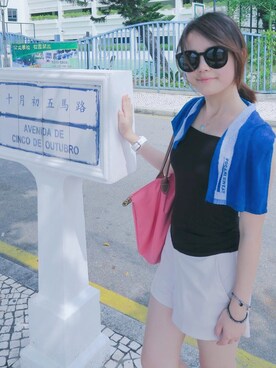 Tiara Tan Tanさん（レディース・158cm）の秋コーディネート