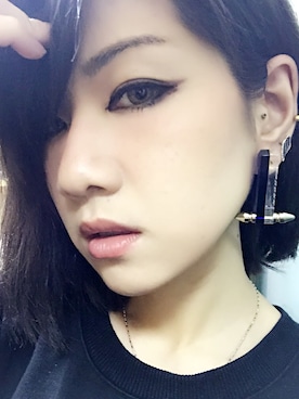 「M.Y.O.B（エム.ワイ.オー.ビー）のアイテム（アクセサリー）」を使った、Da_Yeungさん（レディース・160cm）の冬コーディネート