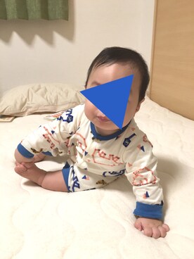 「baby ampersand（ベビーアンパサンド）のアイテム」を使った、あおさん（キッズ・70cm）の秋コーディネート