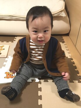 あおさん（キッズ・70cm）の秋コーディネート