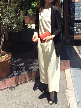 「archives（アルシーヴ）のアイテム（つなぎ/オールインワン）」を使った、しずさん（レディース・156cm）の春コーディネート